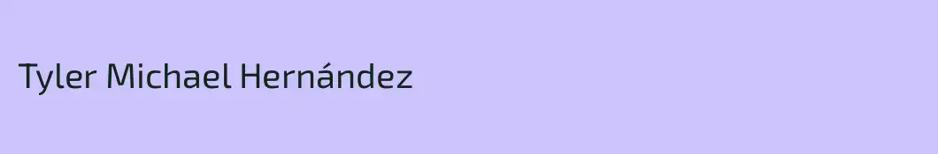 Tyler Michael Hernández
